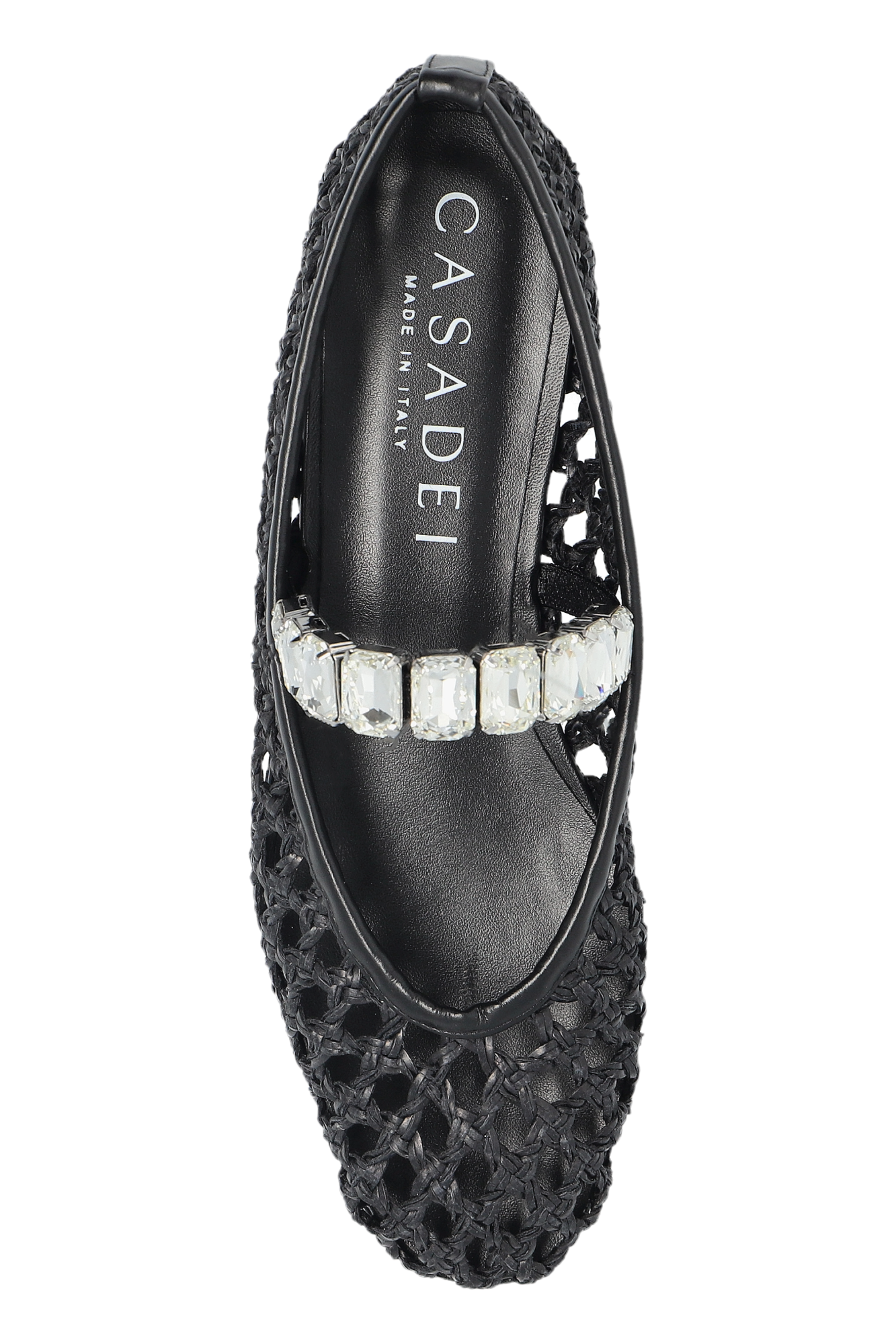 フラットシューズ CASADEI Woman Ballet flats Black 1A290J0101C2801 9000 Black Ballet Flats Casadei - Vitkac AS